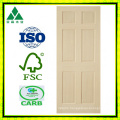 Poplar 2 Panel Arch Veneer Wood Door